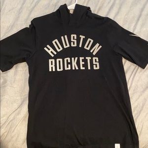 Nike Houston rockets t shirt with hoodie.